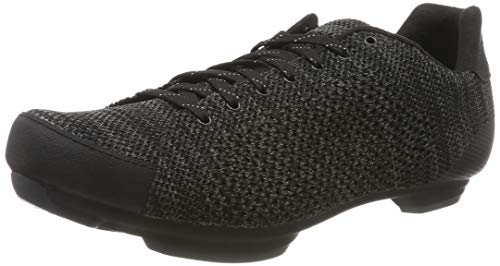 Giro Republic R Knit Road, Zapatos de Ciclismo de Carretera Hombre, Multicolor (Black/Charcoal Heather 000), 44.5 EU