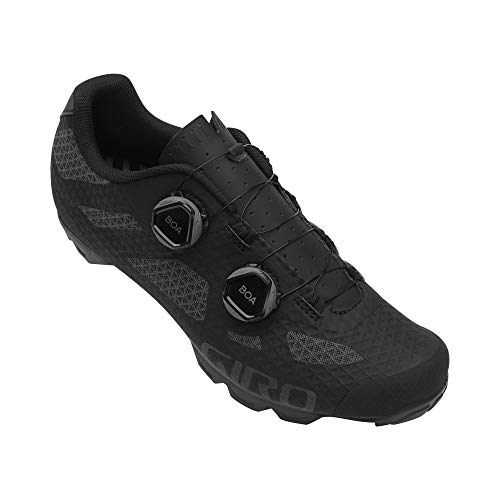 Giro Sector Zapatos, Hombre, Black Dark Shadow, 42 EU