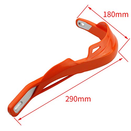 GOOFIT reemplazo paramanos Moto Enduro 22mm Universal Aluminio Acerbis Motocross Rereemplazo pararse Protecciones reemplazo reemplazo para Pit Bike ATV Quad Scooter OffRoad Ciclomotor Naranja