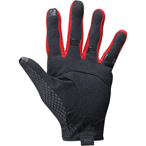 GORE C5 Guantes GORE-TEX INFINIUM, 7, Negro/Rojo