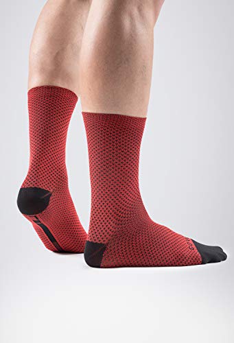 GORE WEAR C3 Calcetines para ciclismo unisex, Talla: 41-43, Color: rojo/negro