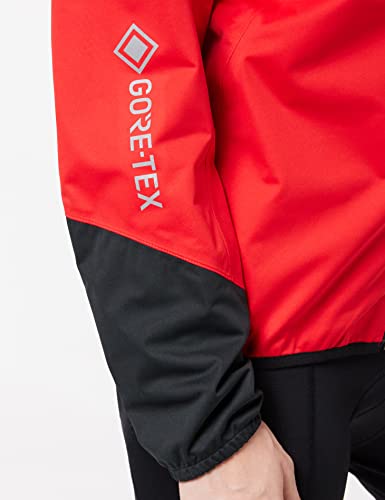 GORE WEAR C5 Chaqueta de ciclismo de hombre GORE-TEX, XL, rojo/negro