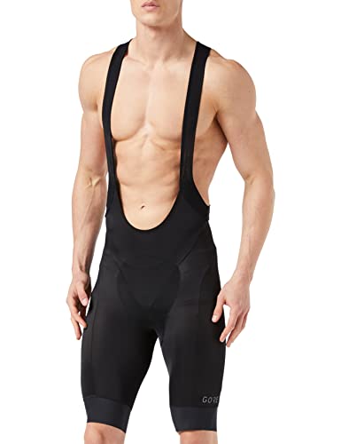 GORE WEAR C5 Peto corto de ciclismo con badana para hombre, S, Negro