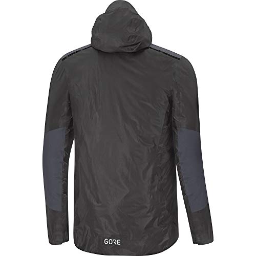 GORE WEAR H5 Gore-Tex Shakedry Chaqueta Acolchada, Hombre, Negro/Gris Oscuro, S