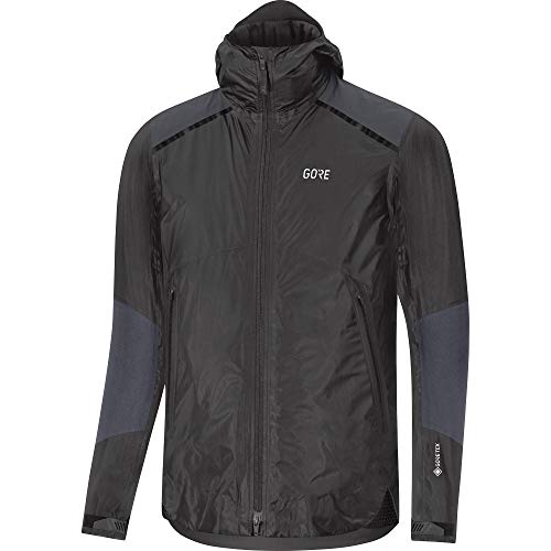 GORE WEAR H5 Gore-Tex Shakedry Chaqueta Acolchada, Hombre, Negro/Gris Oscuro, S