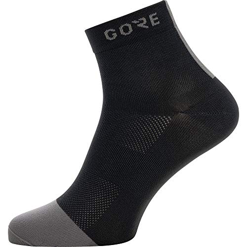 GORE WEAR M Calcetines unisex, Talla: 41-43, Color: negro/gris