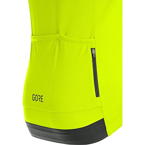 GORE WEAR Maillot térmico de ciclismo para hombre, C3, M, Amarillo neón