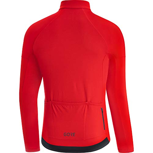 GORE WEAR Maillot térmico de ciclismo para hombre, C3, XL, Rojo