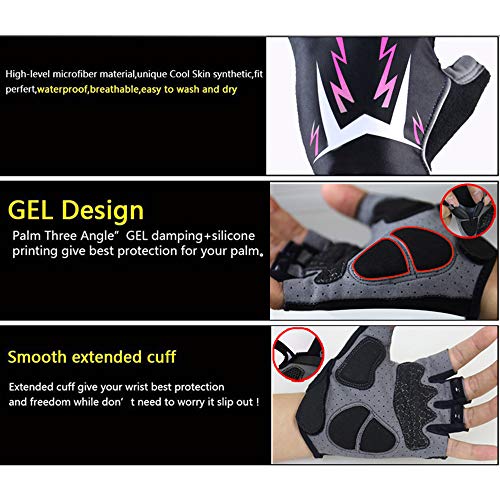 Guantes Ciclismo XYBB Mujeres A Prueba De Golpes Guantes De Ciclismo Fitness Mujer Deporte Bicicleta Guantes Motocicleta Al Aire Libre Montaña Road S Imagen Ace 2