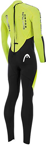 Head Swimrun Rough Man Wetsuit 4.3.2 Traje Neopreno, Hombre, Yellow Swimming-Black, 44