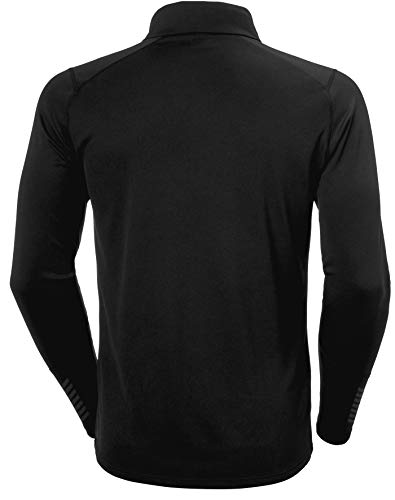 Helly Hansen Lifa Active 1/2 Zip Sueter Media Cremallera, Hombre, Black, L