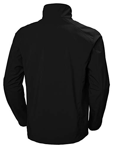 Helly Hansen Paramount Resistente Al Agua Y Al Viento Y Respirable Chaqueta de Softshell, Hombre, Negro, L