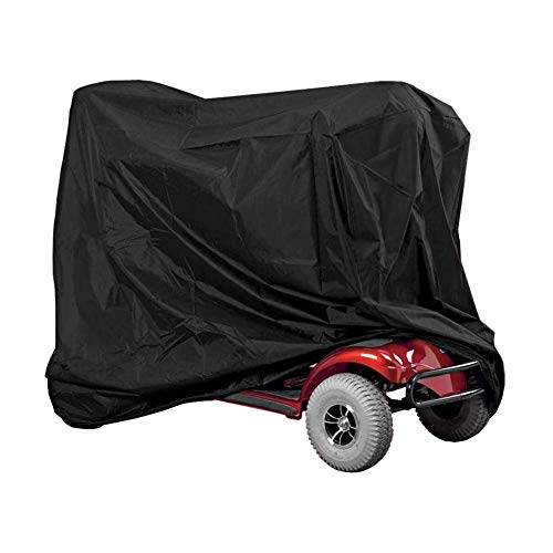 HERCHR Cubierta de Bicicleta, Cubierta para Lluvia al Aire Libre, Cubierta de Protección Impermeable Oxford Funda Protectora para Almacenamiento de Sillas de Ruedas y Scooters 140 x 66 x 92cm