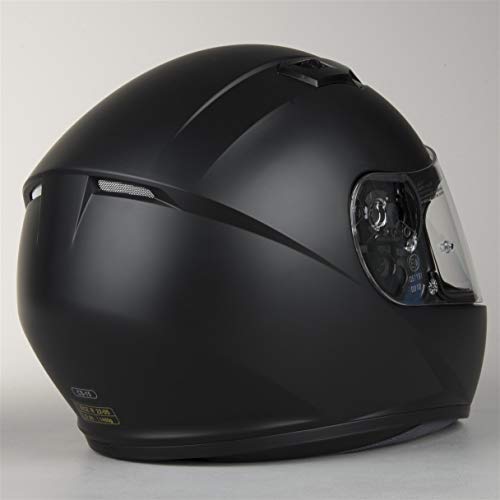 HJC 10107009 Casco de Moto, Semi Flat Negro, Talla L