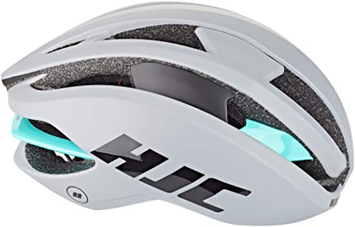 HJC Helmets Ibex 2.0 Casco de Carretera, Unisex Adulto, Línea White Grey, L