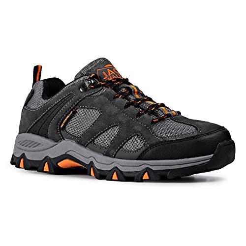 Hombres Zapatillas Senderismo Trail Mount Low Zapatillas Impermeable De Senderismo Trekking para Hombre ventilación de Baja Altura JW010 Jack Walker (41 EU)