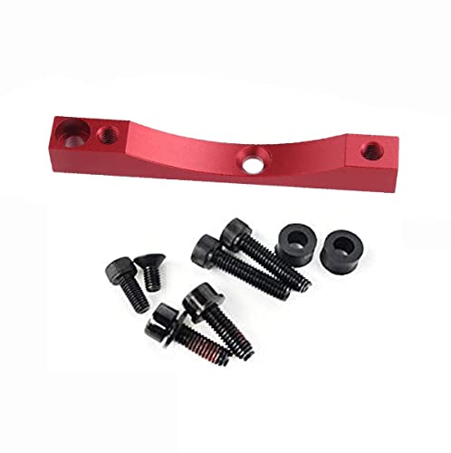 HORO.ES Kit Pinza hidráulica XTECH Zoom + Disco 120mm + Soporte + Tornillos Xiaomi Scooter M365/PRO (Kit N-Rojo)