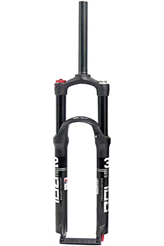 Horquilla de Bicicleta MTB de 29 Pulgadas Tubo Recto de suspensión Delantera de Bicicleta roja de Aire Dual para Accesorios de Ciclismo