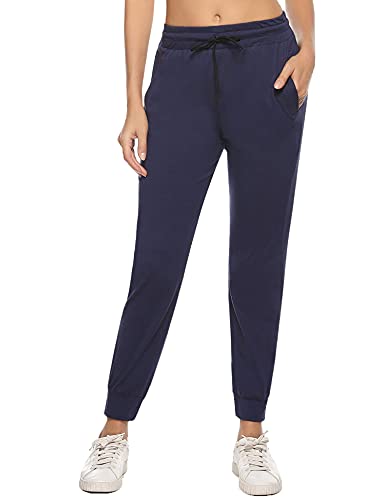 iClosam Pantalon Algodon Mujer CláSico Casual EláSticos Pantalones Pijamas Mujer Invierno Yoga Fitness Sweatpants