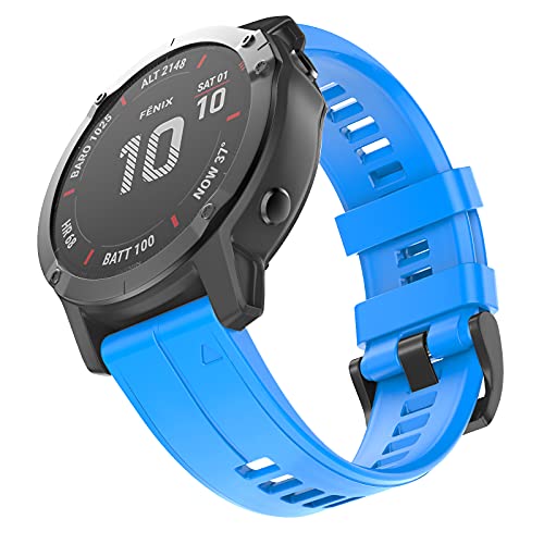 3 Piezas Correa para Garmin Fenix 3/Fenix 3 HR Correa, Suave Silicona  Transpirable Correa para