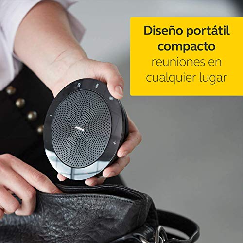 Jabra Speak 510 - Altavoz Portátil para Conferencias con USB - Certificado para Comunicaciones Unificadas - Compatible con PC, Smartphones y Tabletas