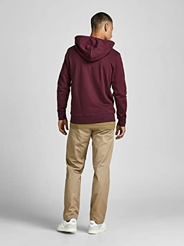 Jack & Jones Jjebasic Noos-Sudadera con Capucha y Cremallera Chaqueta, Port Royale, L para Hombre