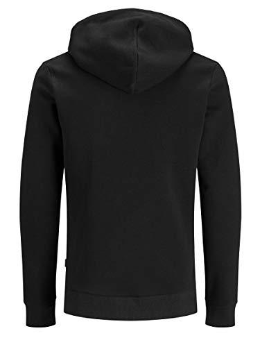 Jack & Jones Jjecorp Logo Sweat Hood Noos Hombre, Negro (Blackschwarz), X-Large