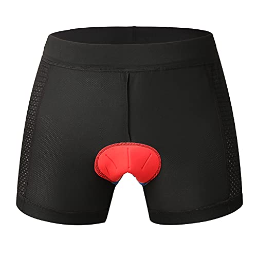 JEPOZRA Culotte Ciclismo Hombre con Badana Gel Pantalon Cortos Ciclista Pantalones Cortas MTB Endura Transpirable de Secado Rápido Calzoncillos