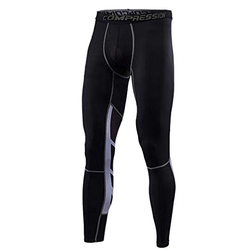 JEPOZRA Mallas Termicas Hombre Running Leggins Compresion Deporte