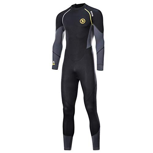 JINGJIE Traje De Triatlón, De Los Hombres De La Manga Completa Smoothskin Neopreno De La Piel De Usar para Natación De Aguas Abiertas,3XL