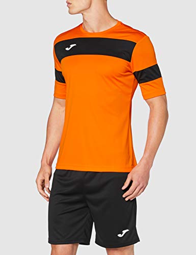 Joma Academy II M/Corta Traje de Entrenamiento, Hombre, Naranja-Negro