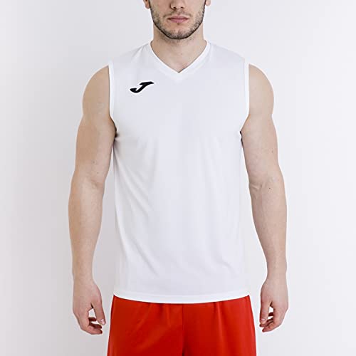 Joma Camiseta Combi, Hombre, Blanco, M