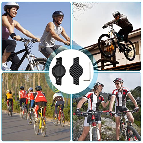 Jooheli Soporte Airtag Bicicleta, Antirrobo Universal para Bicicleta AirTag, Localización GPS, Incluye Tornillos de Seguridad, Protección Antirrobo, Funda Protectora para Bici, Bicicleta de Montaña