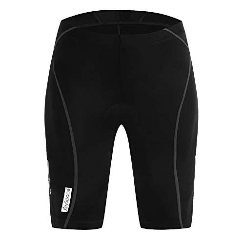 JOYSPACE Hombre Pantalones Cortos de Bicicleta Shorts de Ciclismo Hombre con 4D Acolchado MTB Ciclismo Pantalones Cortos Ropa Interior de Bicicleta estáticas,M