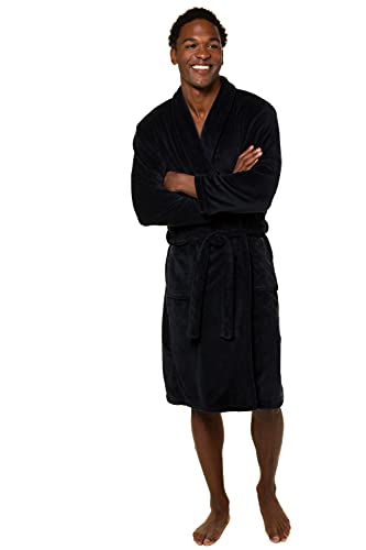 JP 1880 Bademantel, Morgenmantel, Extra weich Bata, Blau (Dunkel Marine 70144576), 4XL para Hombre