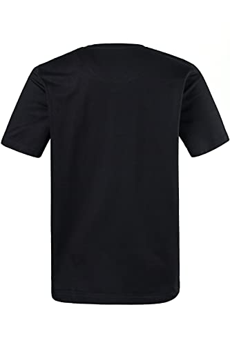 JP 1880 T-Shirt 1/2 V-Ausschnitt Camiseta, Negro (Schwarz 10), XXXXXXXL para Hombre