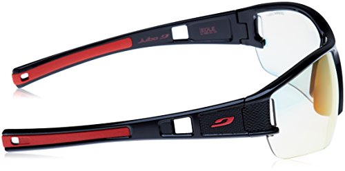 Julbo Eole Zebra Light - Gafas de sol fotocromáticas para hombre, color negro y rojo