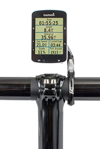 K-EDGE Garmin Race Mount, 31.8mm, Black Anodize, Adultos Unisex, Negro, ESTANDAR