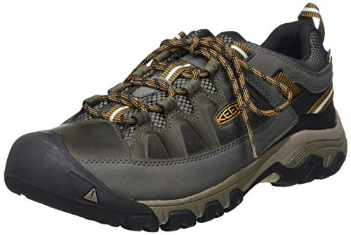 KEEN Targhee III WP, Zapatillas de Trail Running Hombre, Negro Black Olive Golden Brown 0, 48.5 EU