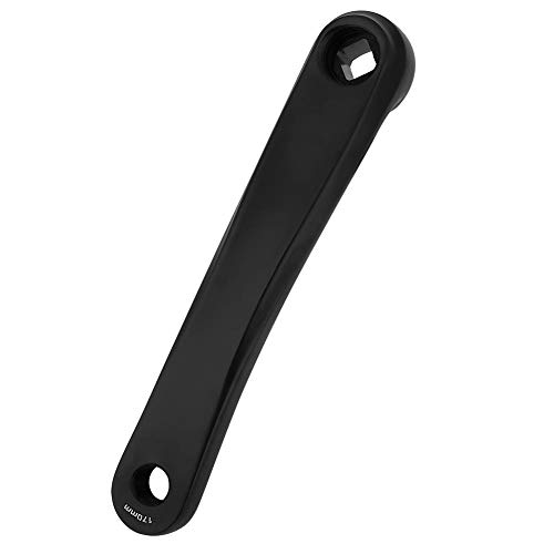 Keenso Bielas del Bici, Biela Izquierda Ligera de Aluminio de 170 mm (Rómbico-Negro)