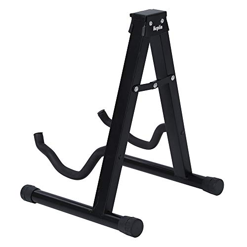 Keplin - Soporte para guitarra plegable universal, compatible con todas las guitarras acústicas, eléctricas y bajos