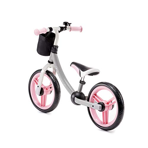 kk Kinderkraft Bici sin Pedales 2WAY Next, Cuadro Bajo, Sillín Blando, Unisex-Baby, Rosa, 86 x 38 x 62