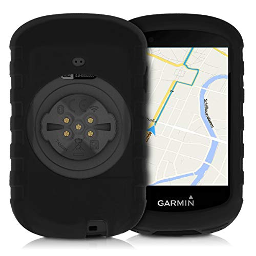 kwmobile Carcasa GPS Compatible con Garmin Edge 530 - Funda de Silicona para navegdor de Bici - Negro