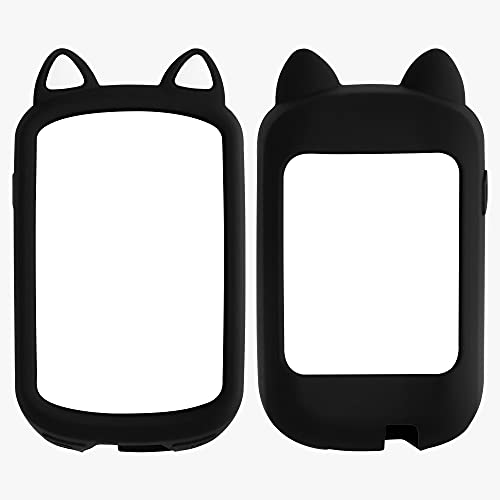 kwmobile Funda Compatible con Garmin Edge 830 - Carcasa de Suave Silicona para GPS de Bicicleta - con Gato