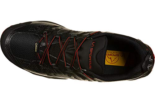 LA SPORTIVA Akyra GTX, Zapatillas de Running Hombre, Black/Poppy, 45 EU