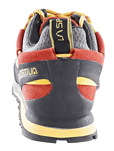 La Sportiva Boulder X, Zapatillas de Senderismo Hombre, Rojo (Rojo 000), 45.5 EU