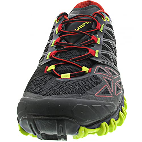 La Sportiva Bushido II, Zapatillas de Senderismo Hombre, Black/Goji, 40 EU