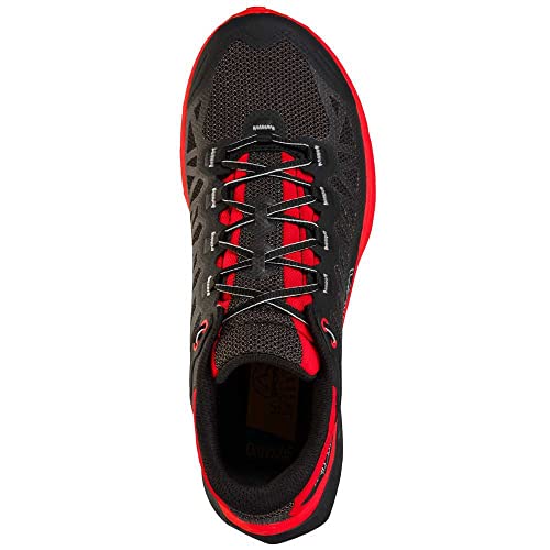 LA SPORTIVA Karacal, Zapatillas de Trail Running Hombre, Black/Goji, 44 EU