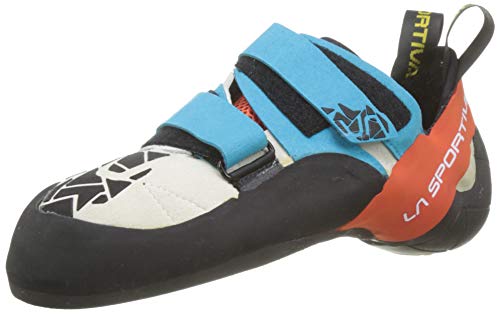 La Sportiva Otaki, Zapatos de Escalada Hombre, Multicolor (Blue/Flame 000), 38.5 EU