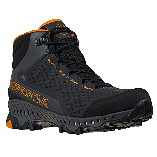 LA SPORTIVA Stream GTX, Botas de Senderismo Hombre, Carbon/Maple, 44 EU